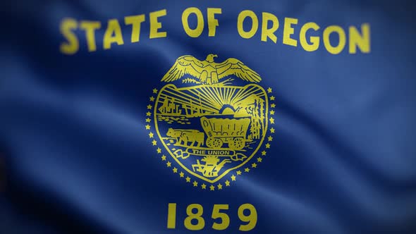 Oregon State Flag Front HD