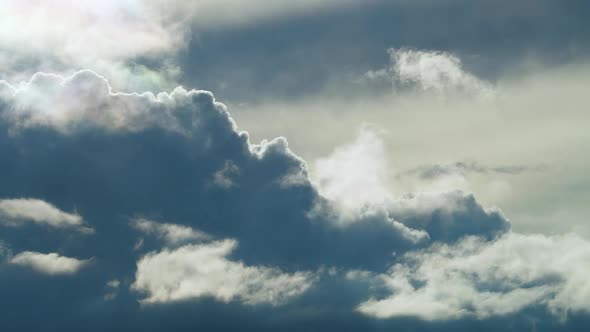 Beautiful Blue Sky with Clouds Background. Sky Clouds. Sky with Clouds Weather Nature Cloud Blue