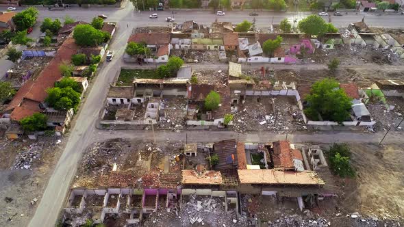 Ruined Shanty Houses