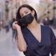 Happy Mature Woman Taking Off Medical Mask - VideoHive Item for Sale