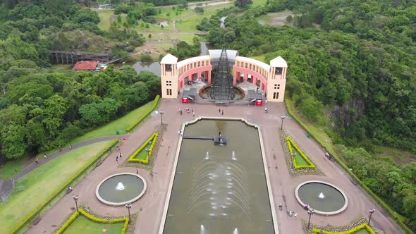 Tangua Park, Observation deck (Curitiba, Parana, Brazil) aerial view