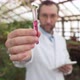 Scientist Holds Test Tubes with Plants in His Hands - VideoHive Item for Sale