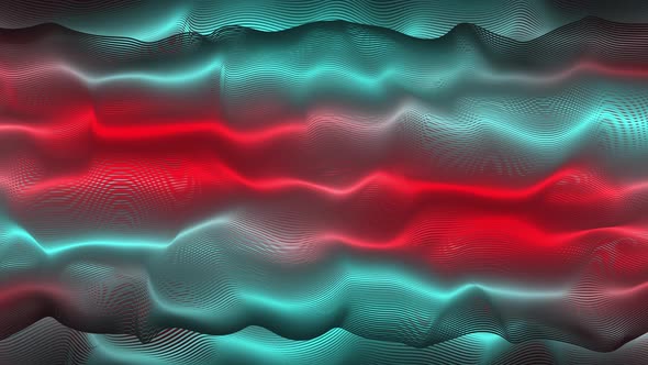 4K Abstract Waves Background Seamless Loop V3