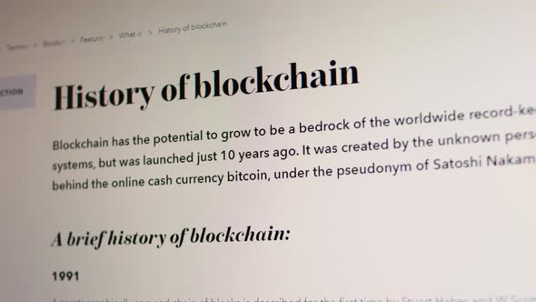 History of Blockchain All Time