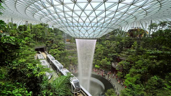 Jewel Changi Airport in Singapore City.