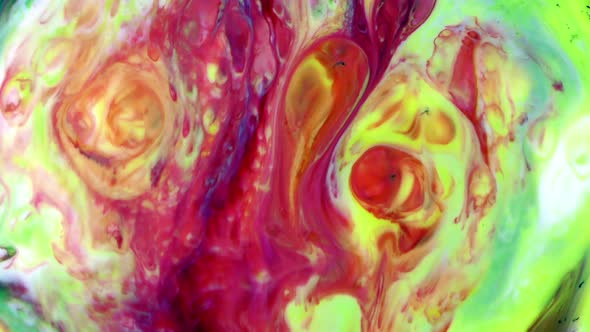 Colorful Ink Paint Blast Turbulence 8