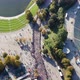 Munich Marathon 2019 Drone Hover Over Runners - VideoHive Item for Sale