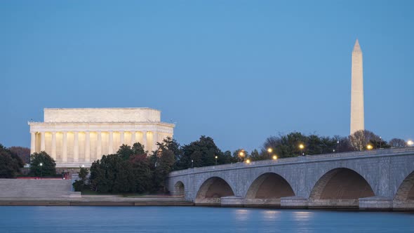 Washington D.C. Skyline Time-lapse