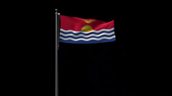 Kiribati Flag With Alpha 2K