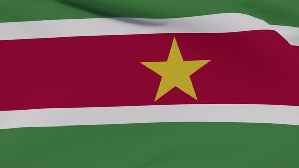 Flag Suriname Patriotism National Freedom Seamless Loop