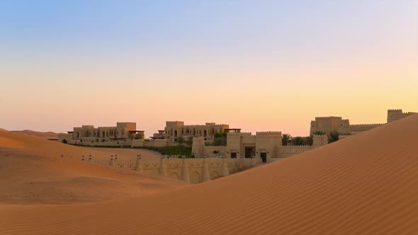 Oasis in desert