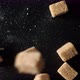 Cubes of Brown Sugar Fall on the Table - VideoHive Item for Sale