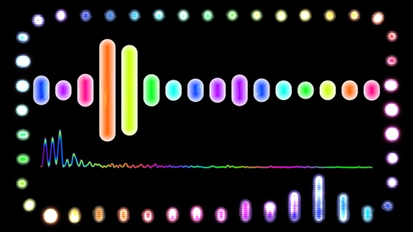 Audio Spectrum Music Visualizer Pack 3 In 1