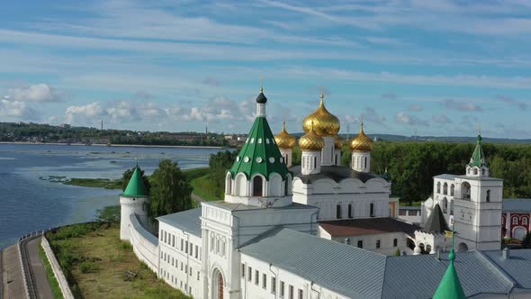 Aerial View of Ipatievsky Monastery in Kostroma