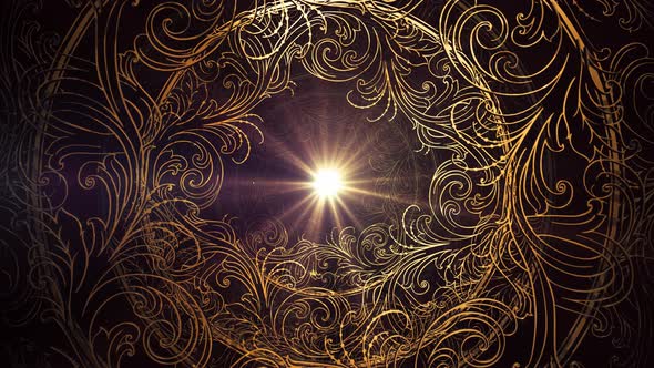 Russian Floral In Vintage Ornaments 01 4K alt