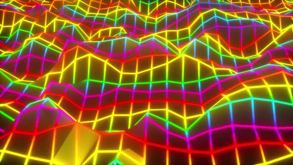 Colorful Wireframe