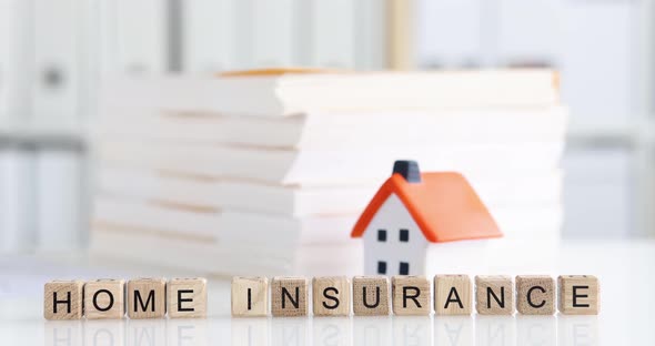 Home Insurance and Protection and Compensation Closeup