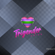 Trigender Gender Sign Background Animation 4k - VideoHive Item for Sale