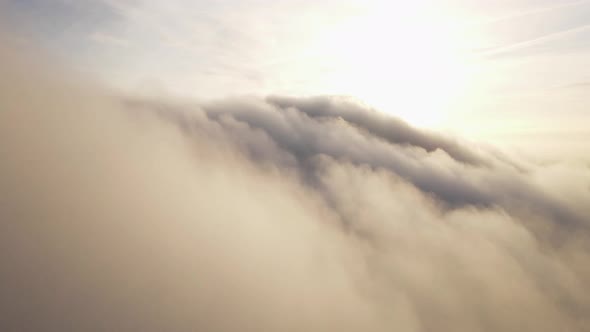 Aerial Photography Inside a Thick Cloud