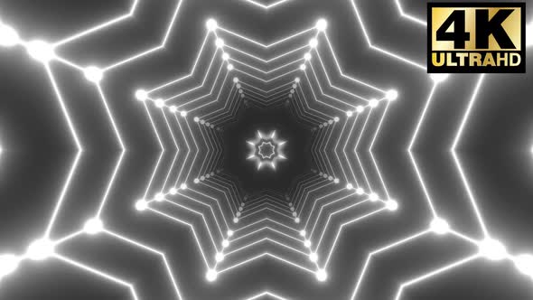 Geometric Neon Shape Vj Loop Pack 4k