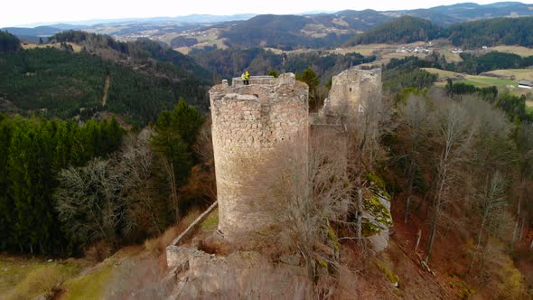 Drone Video of an Castle in Austria