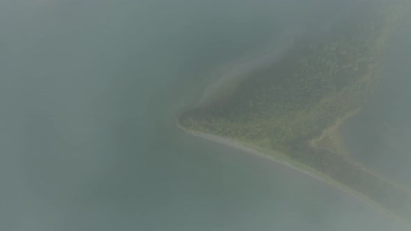 Aerial View of Agua de Alto and Lagoa do Fogo, Azores, Portugal.