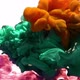 Orange, green and purple ink paint colliding - VideoHive Item for Sale