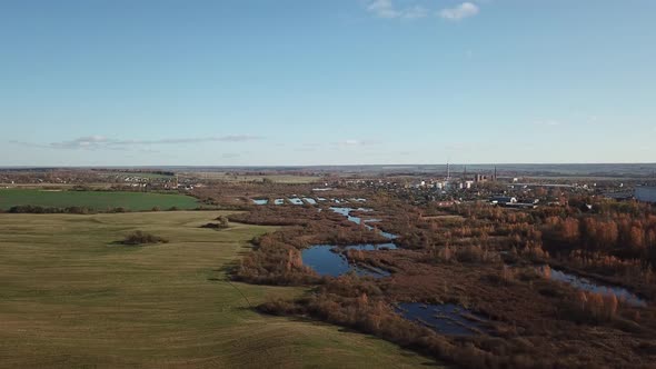 Autumn Landscape Aerial View 13