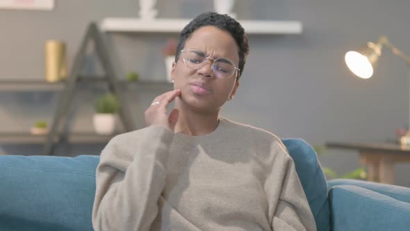 Portrait of Sick African Woman Having Toothache