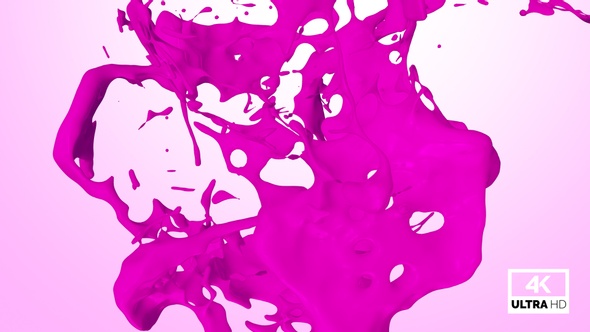 Splash Of Pink Paint