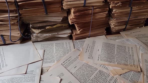 Old Parchment Papers Stacked 5