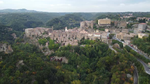 Sorano Medieval Town in Tuscany
