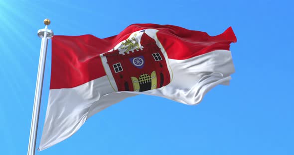 Flag of Liberec, Czech Republic