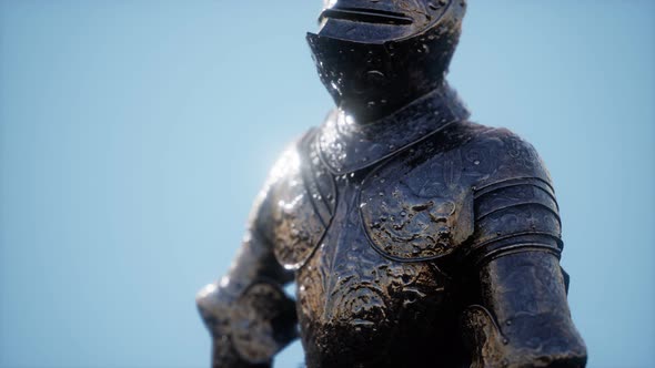 Armour of the Medieval Knight. Metal Protection of the Soldier alt