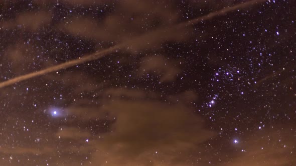 4K Timelapse Orion Constellation The Alps South Tyrol