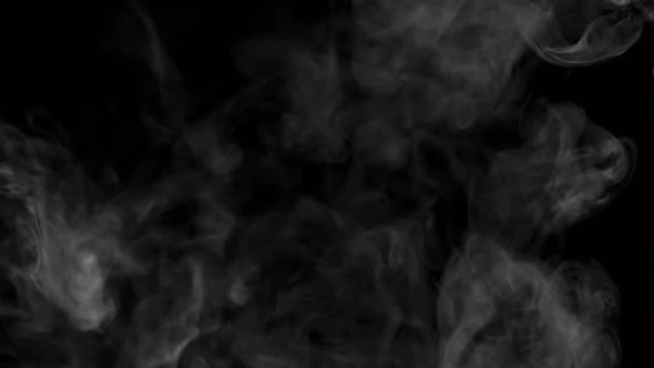 Smoke Exhaling From Top And Dissolving alt