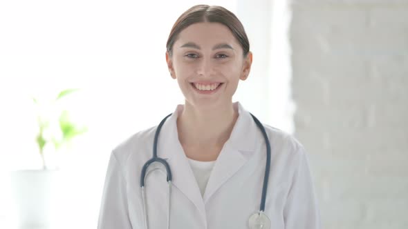 Portrait of Female Doctor Smiling at the Camera