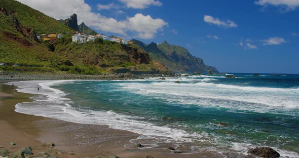 Almaciga Beach and Village on the North of Tenerife