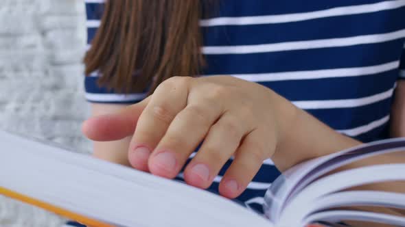 The Reader Carefully Reads Every Line in the Book