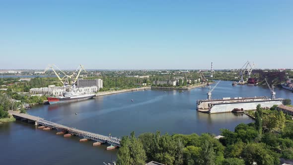 Dock for Repair of Ships and Boats in Nikolaev