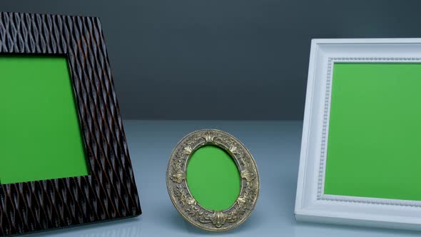 Green Color Key Video Photo Frame