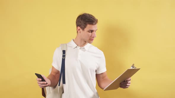 Portrait of Young Delivery Man