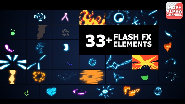 Flash FX Elements Pack | Motion Graphics alt