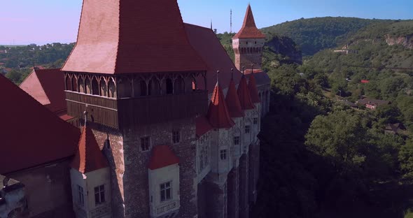 Corvin Castle In Transylvania, Romania