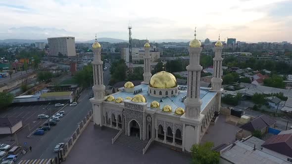 Gold Mosque Aerial