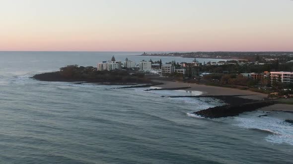 Bargara Beach QLD Drone - Sunrise