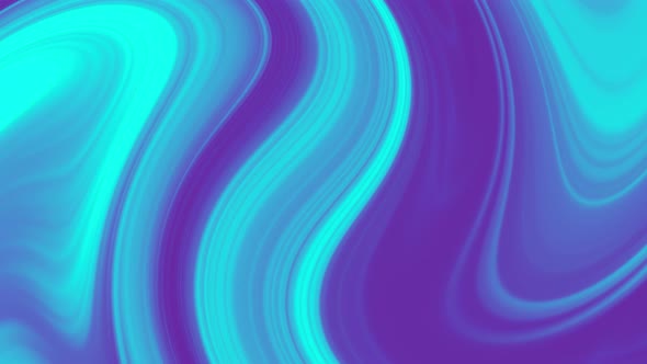 Abstract Wavy Curly Colorful Background 4K