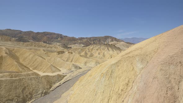 Pan left of dunes in Death Valley