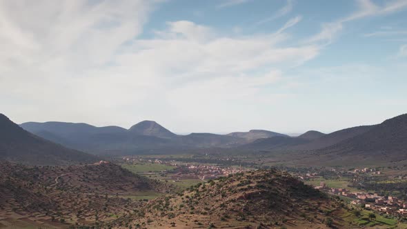 anti atlas lush valley mountain nature morocco landscape