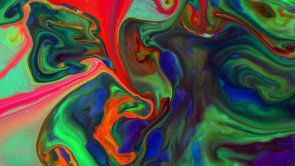 Abstract Colorful Sacral Liquid Waves Texture 995 alt